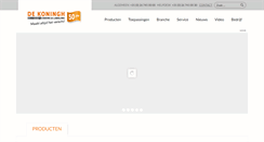 Desktop Screenshot of dekoningh.nl